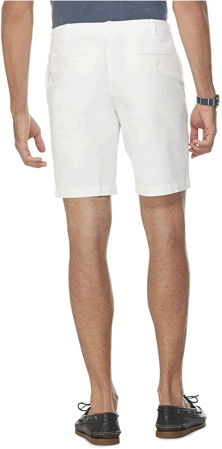 white chino shorts for men