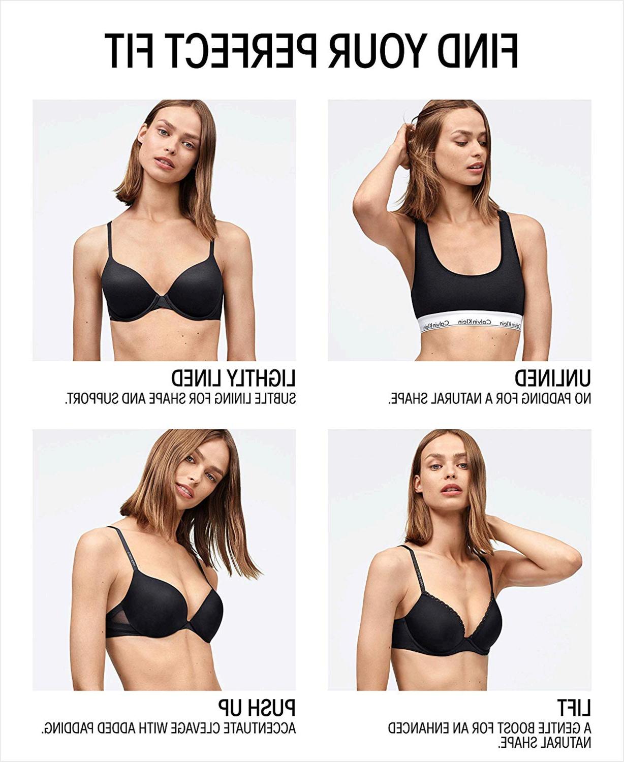  Calvin Klein Womens Seductive Comfort Unlined Lace Bra