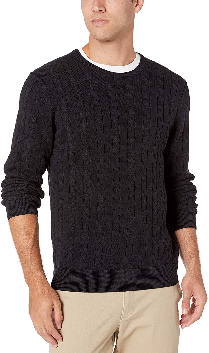 amazon essentials men's midweight crewneck sweater