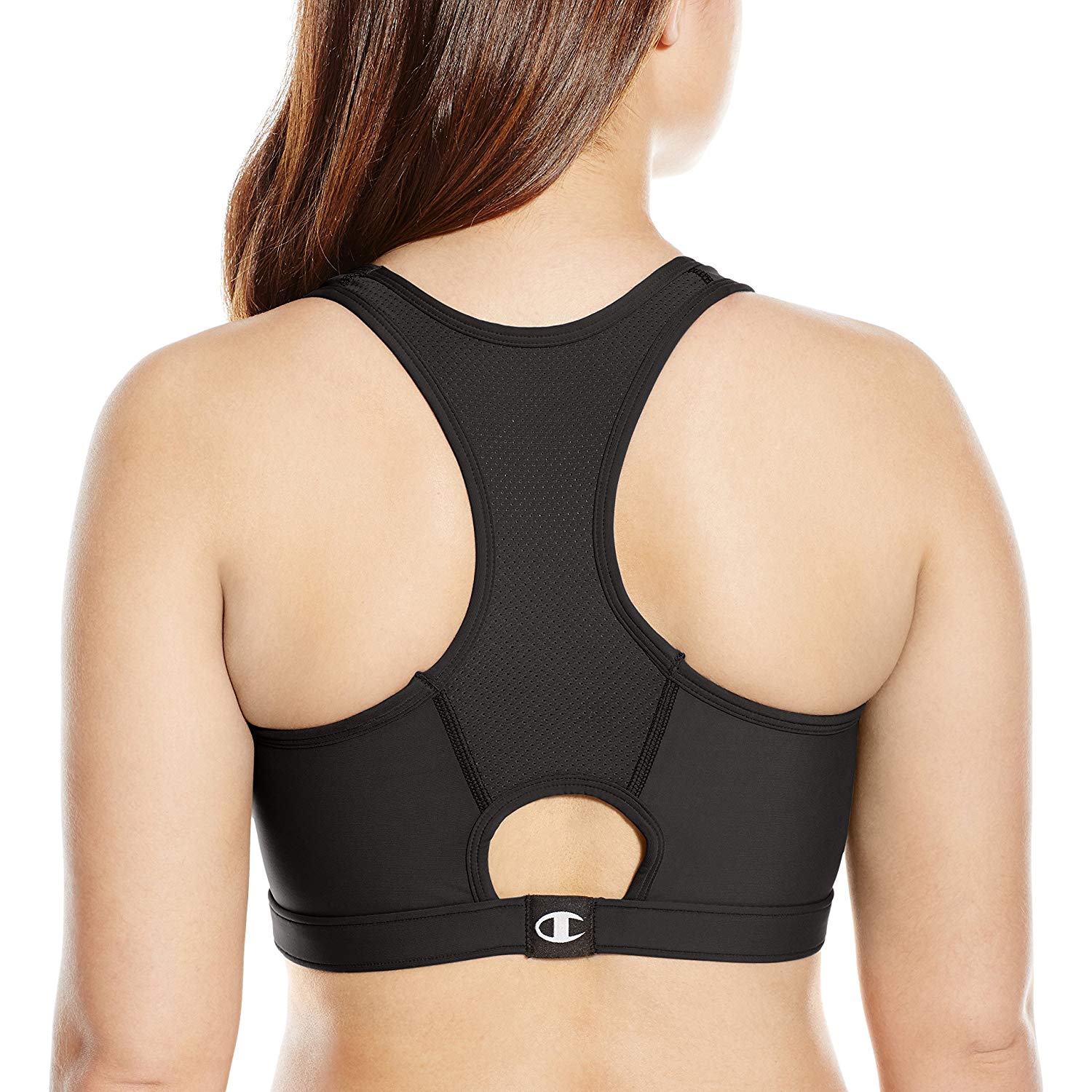 Champion Women's Plus-Size Vented Compression Sports Bra,, Black, Size X-Large k | eBay
