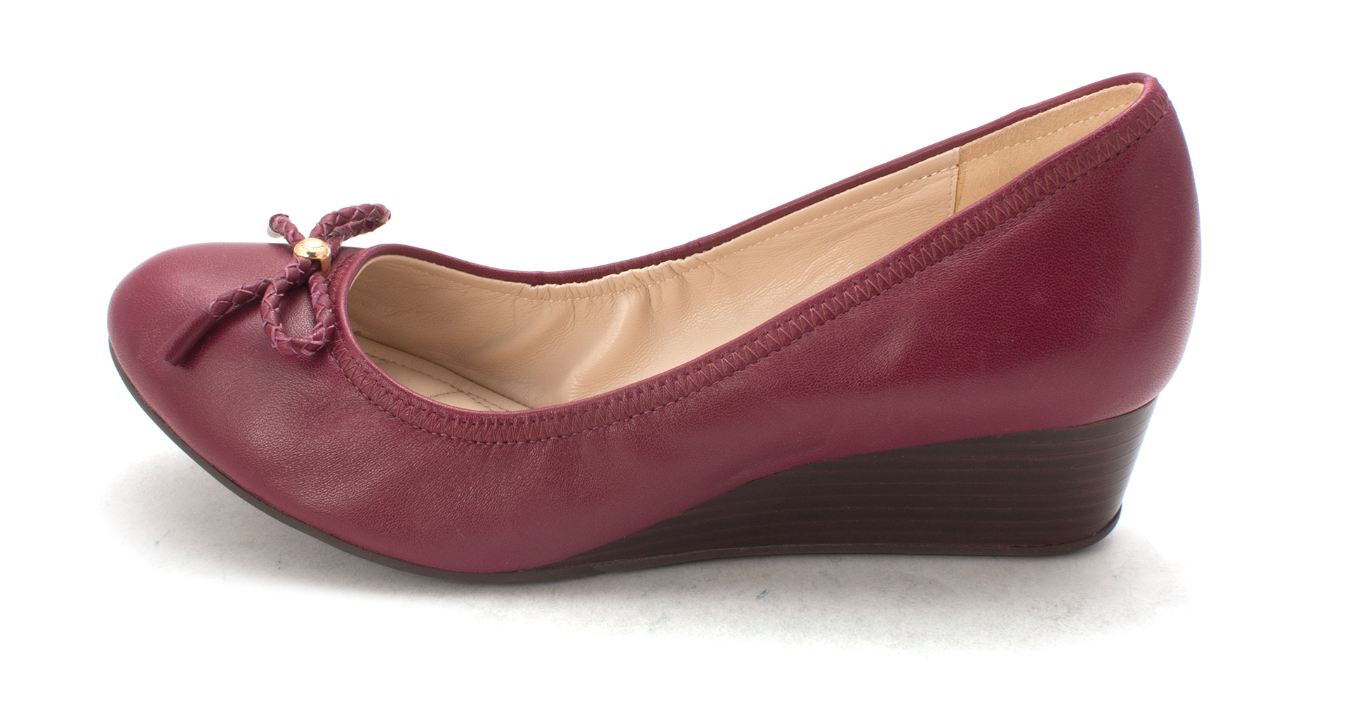 Cole Haan Womens Malchensam Closed Toe Wedge Pumps Port Royal Size 6.0 Cole Haan Womens Malchensam Closed Toe Wedge Pumps Port Royal Size 6.0
