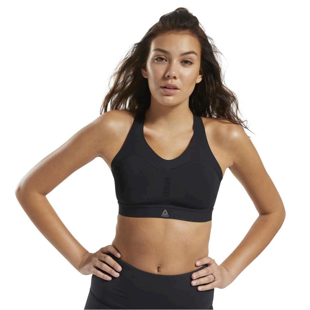 Reebok Women's PureMove Sports Bra, Black,, Black, Size X ...