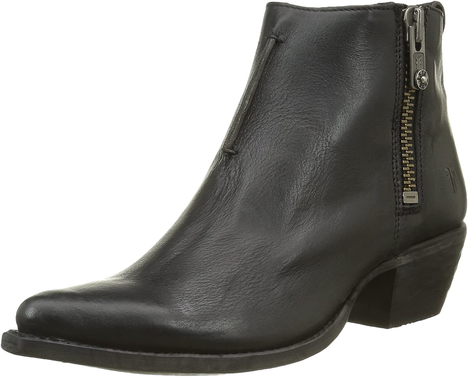 Frye Womens Sacha Leather Almond Toe Ankle Fashion Boots, Black, Size 6 ...