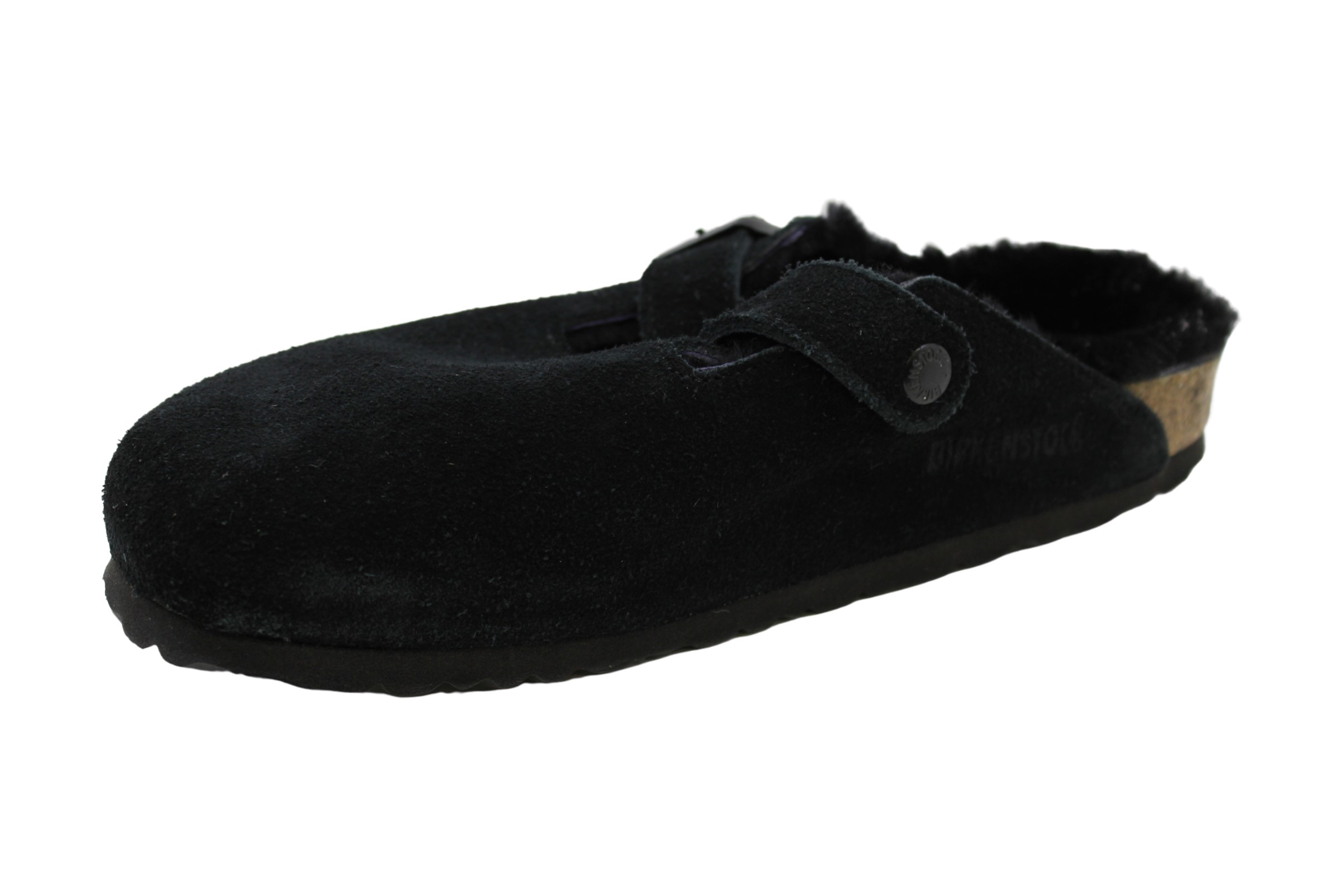 Birkenstock Womens Boston Shearling Leather Closed Toe Casual, Black, Size 10.0 4052001538446 | eBay