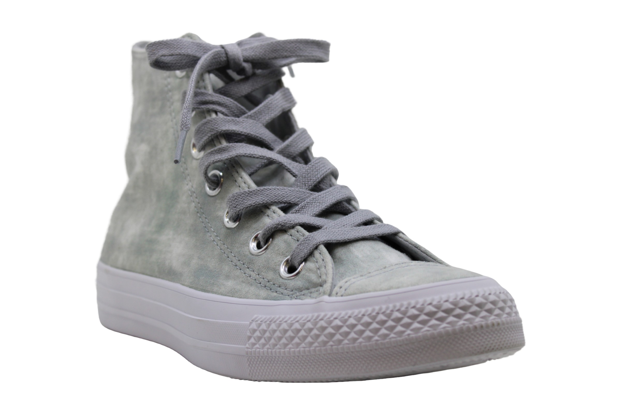 Converse Mens Ctas hi Hight Top Lace Up Fashion Sneakers, Grey, Size 4. ...