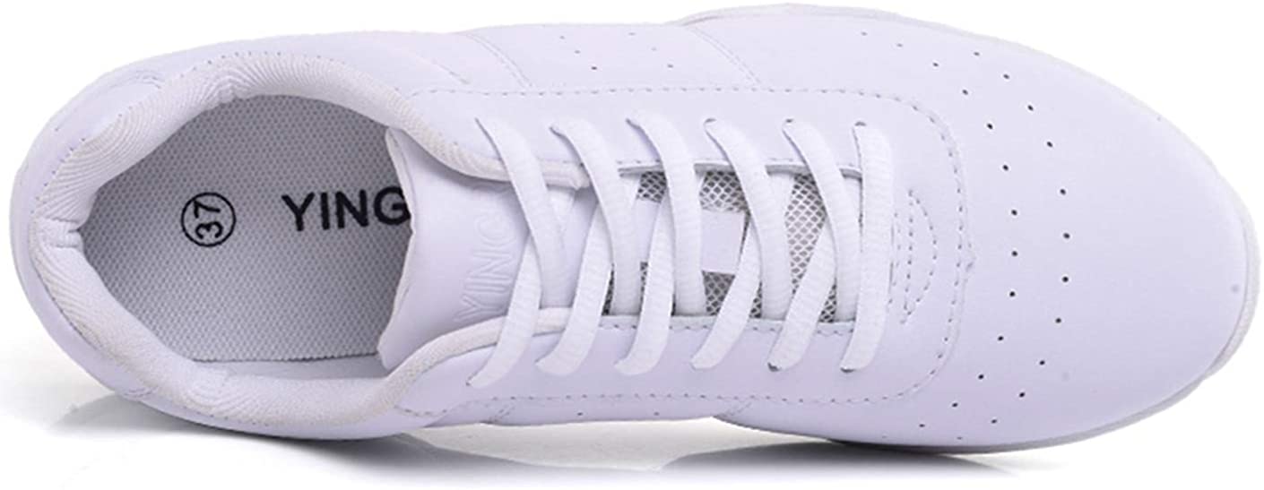 DADAWEN Adult & Youth White Cheerleading Shoe Athletic DADAWEN Adult & Youth White Cheerleading Shoe Athletic