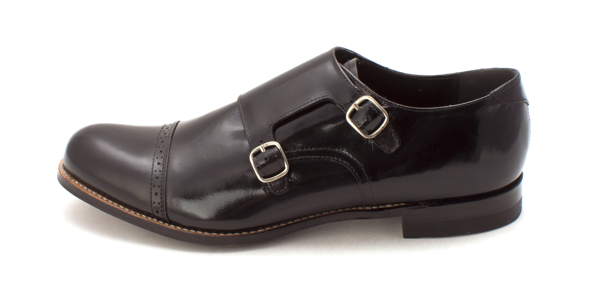 Stacy Adams Mens madison Leather Buckle Dress Oxfords, Black, Size 11.5