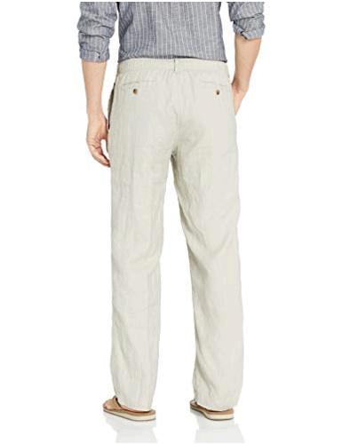 men's relaxed fit linen pants