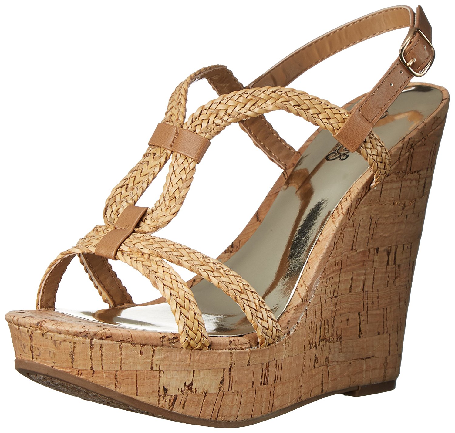 Carlos by Carlos Santana Womens Barby Open Toe Casual Platform Bronze Size 60 Carlos by Carlos Santana Womens Barby Open Toe Casual Platform Bronze Size 60