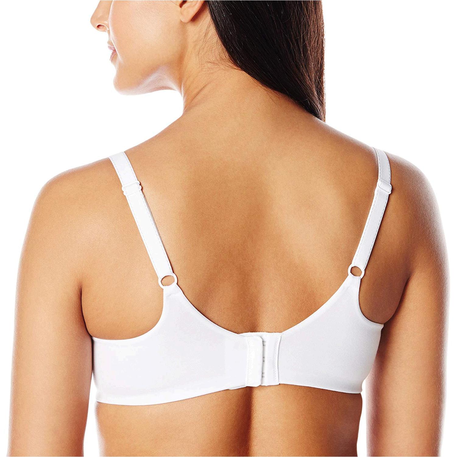 Maidenform Women's Comfort Devotion Embellished Bra,, White/Stone, Size