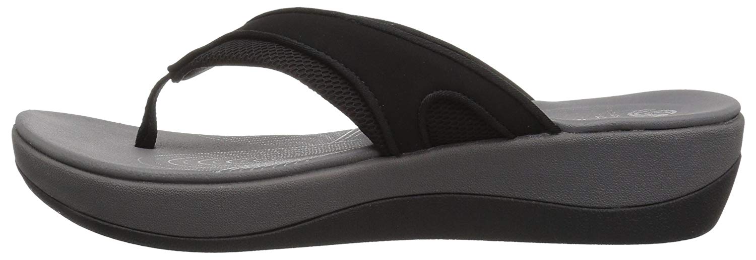 CLARKS Women's Arla Marina Flip-Flop, Black, Size 8.0 VToM | eBay