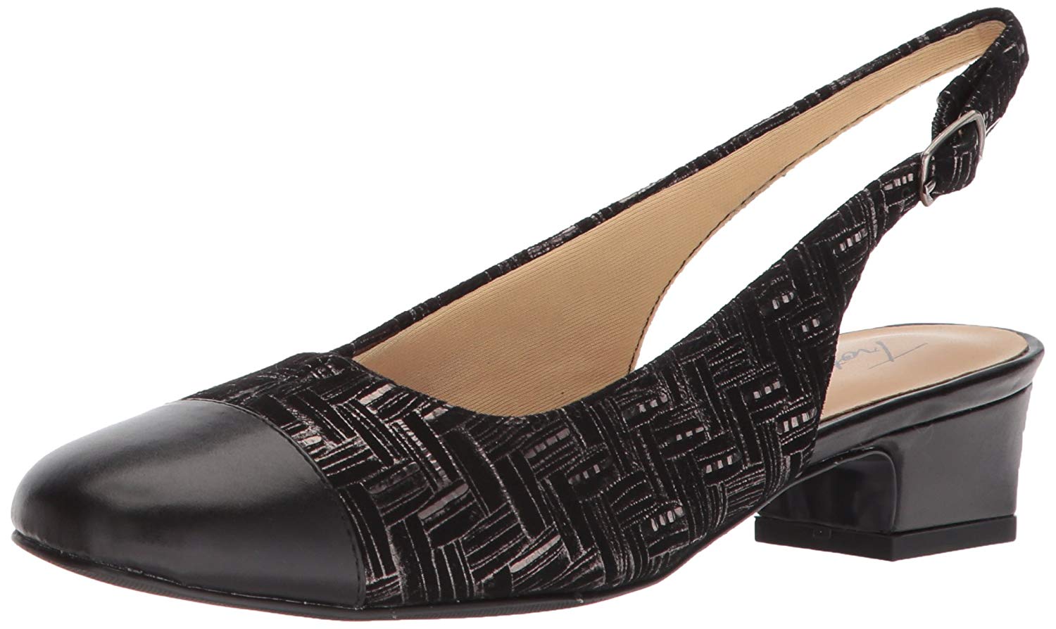 cap toe slingback flats