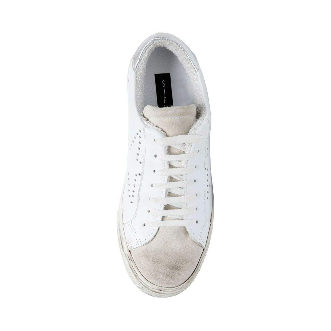 steve madden rezza white sneakers