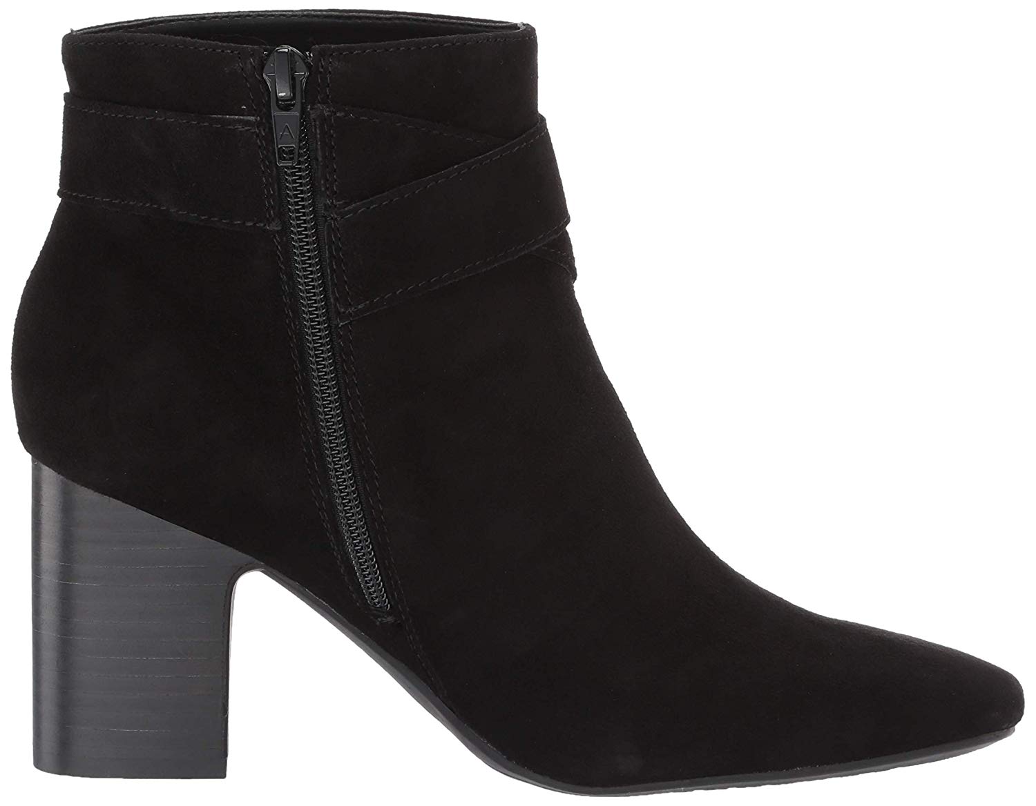 black ankle boots size 2.5
