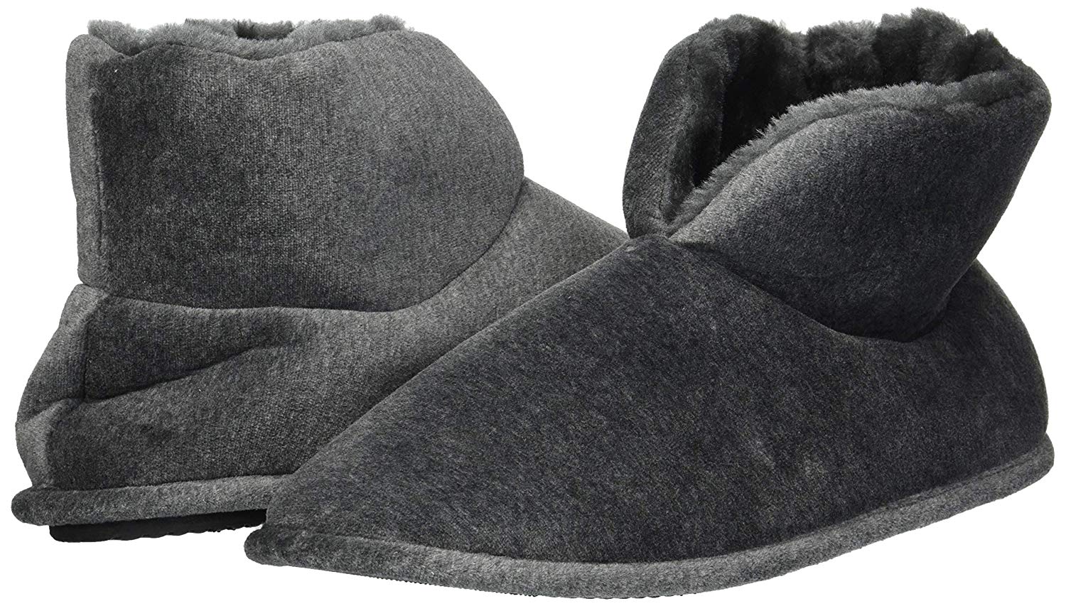 women's dearfoams velour bootie slippers