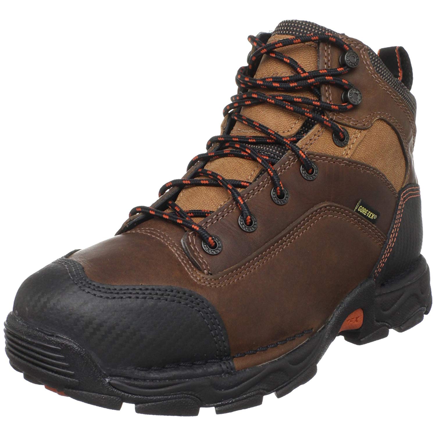 Danner Mens Corvallis 5 Leather Cap Toe Ankle Safety Boots, Brown, Size ...