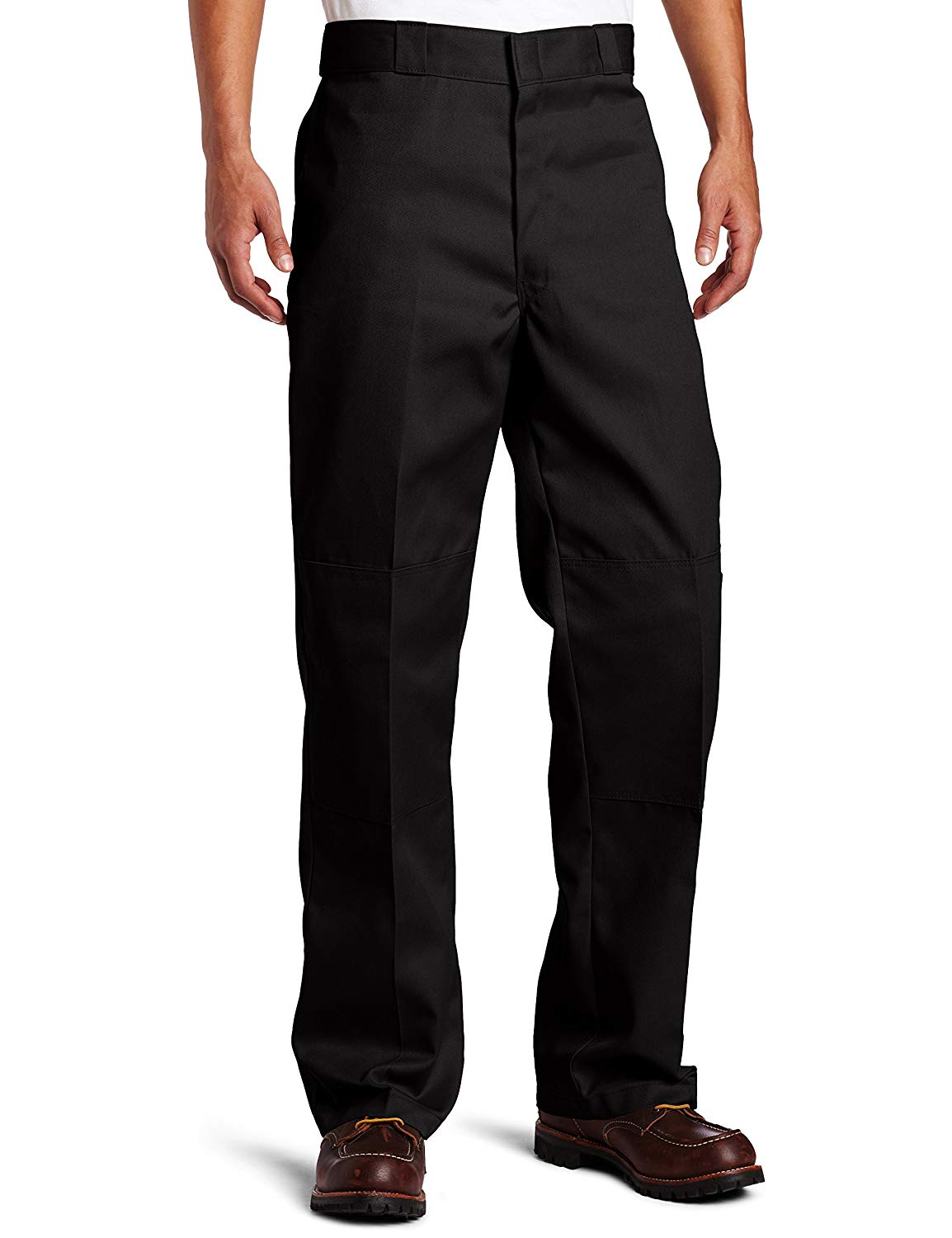 Dickies Men's Loose Fit Double Knee Twill Work Pant,, Black, Size 40W x ...