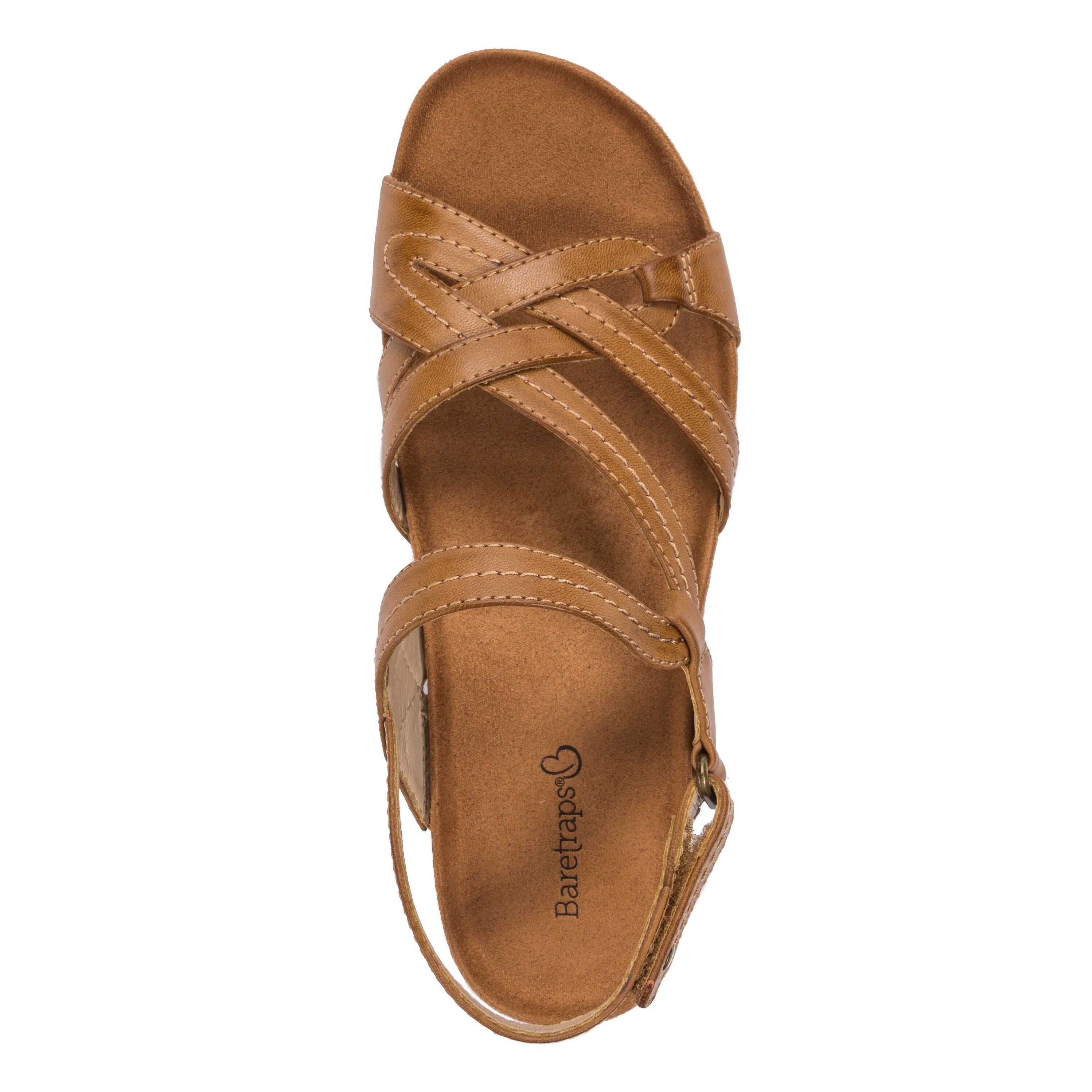 Bare Traps Womens Jordyn Open Toe Casual Ankle Strap Sandals, caramel