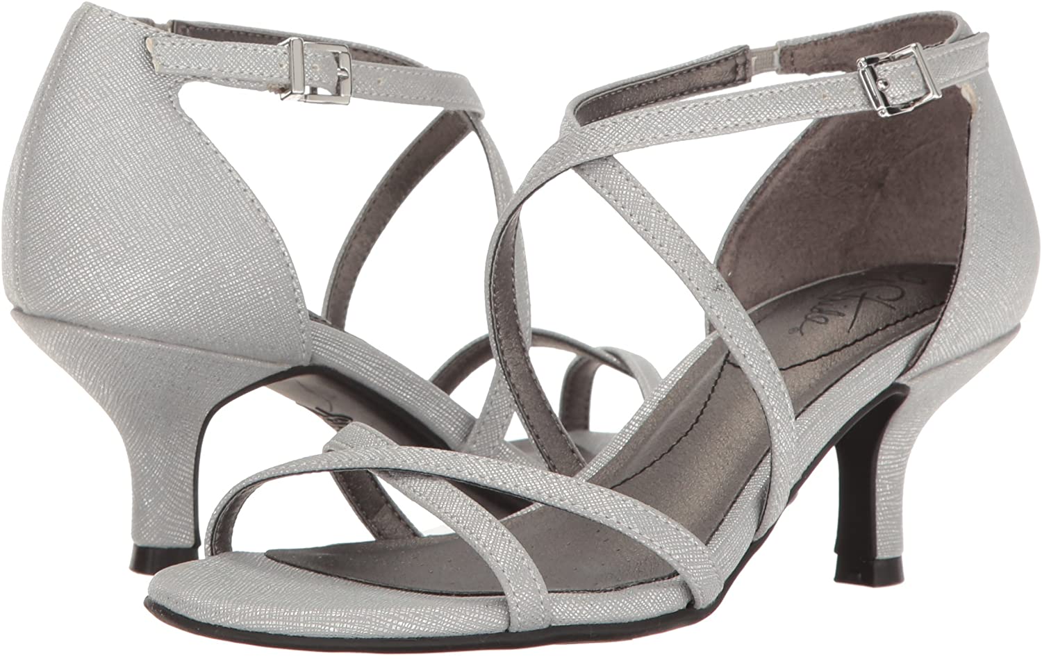 LifeStride Women's Flaunt Dress Sandal, Silver, Size 7.0 HYsF | eBay
