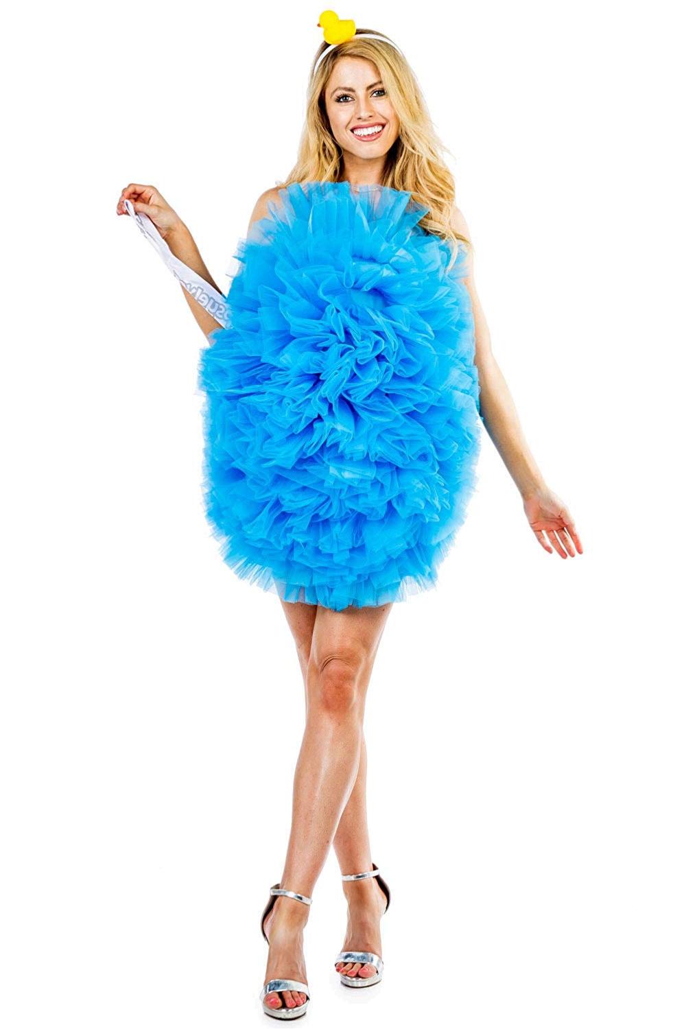 Tipsy Elves Women's Funny Loofah Costume Dress Shower, Loofah, Size