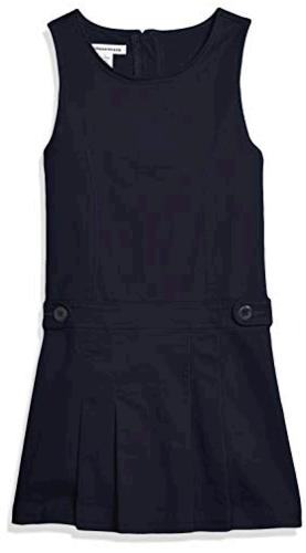 Essentials Girl's Uniform Jumper, Navy Blue, S(S), Navy Blue, Size ...