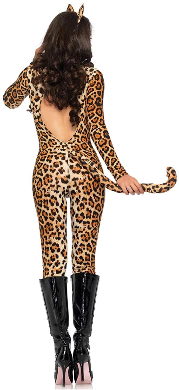 Leg Avenue Womens 3pccougarbrushed Leopard Size Small Medium 8997