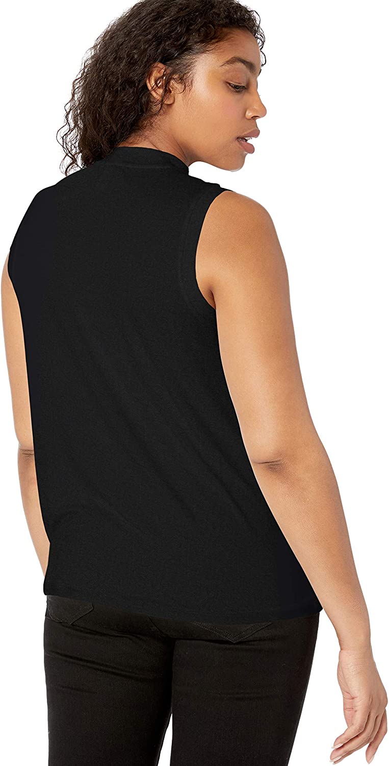 Download Daily Ritual Women's Jersey Sleeveless Boxy Mock-Neck ...