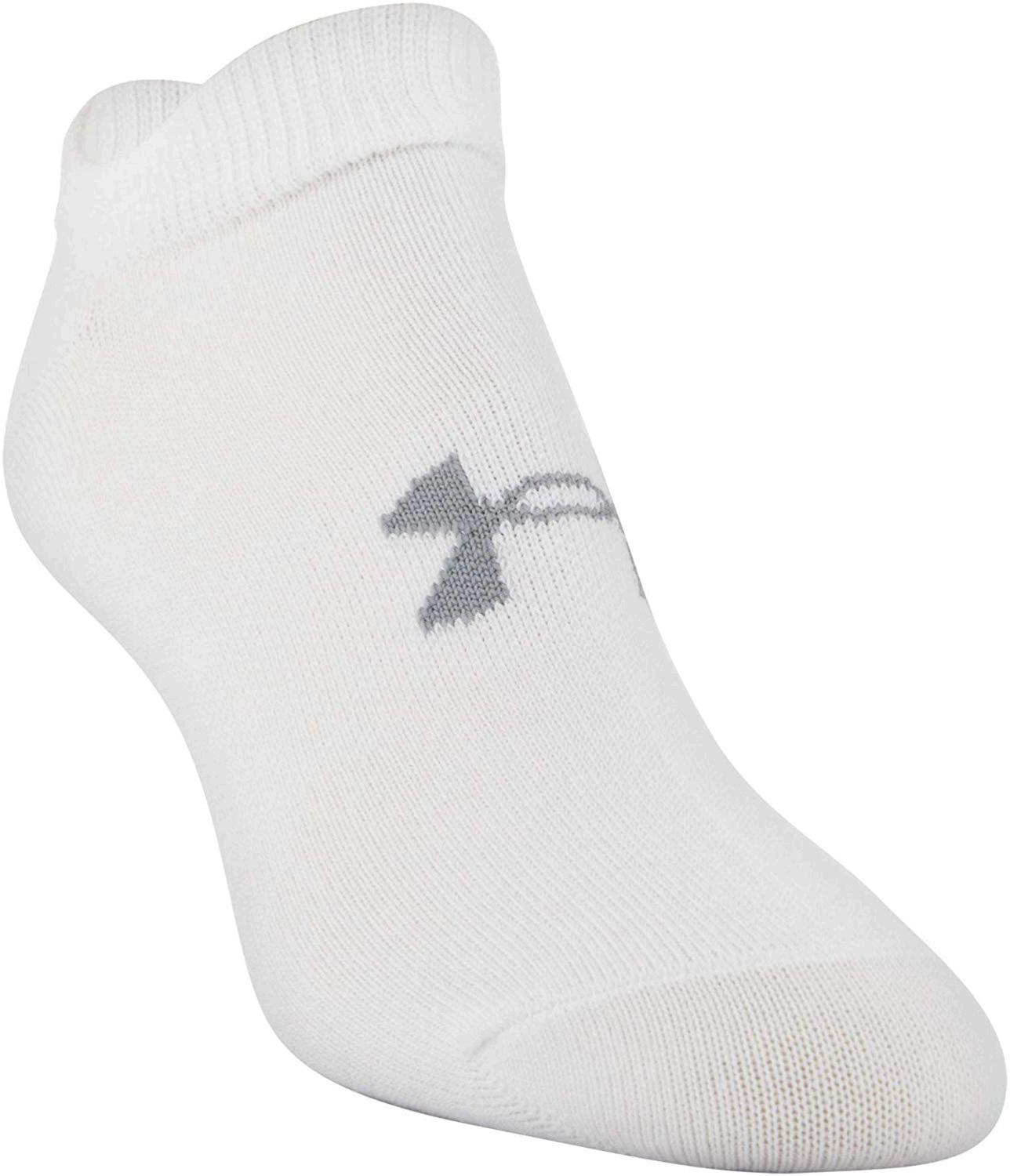 Under Armour Women's Essential 2.0 No Show Socks, 6Pair, Petrol, Blue