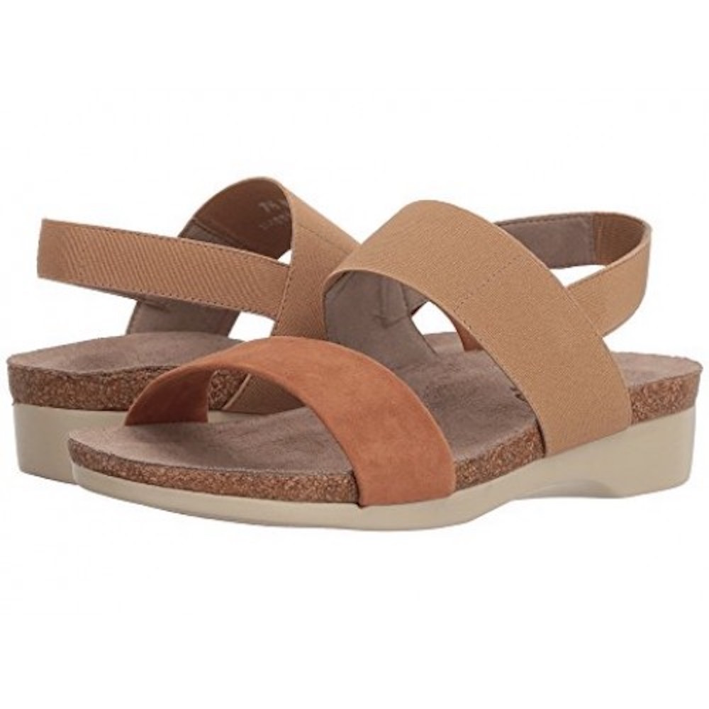 Munro Womens Pisces Open Toe Casual Slingback Sandals, Tan, Size 7.0 | eBay