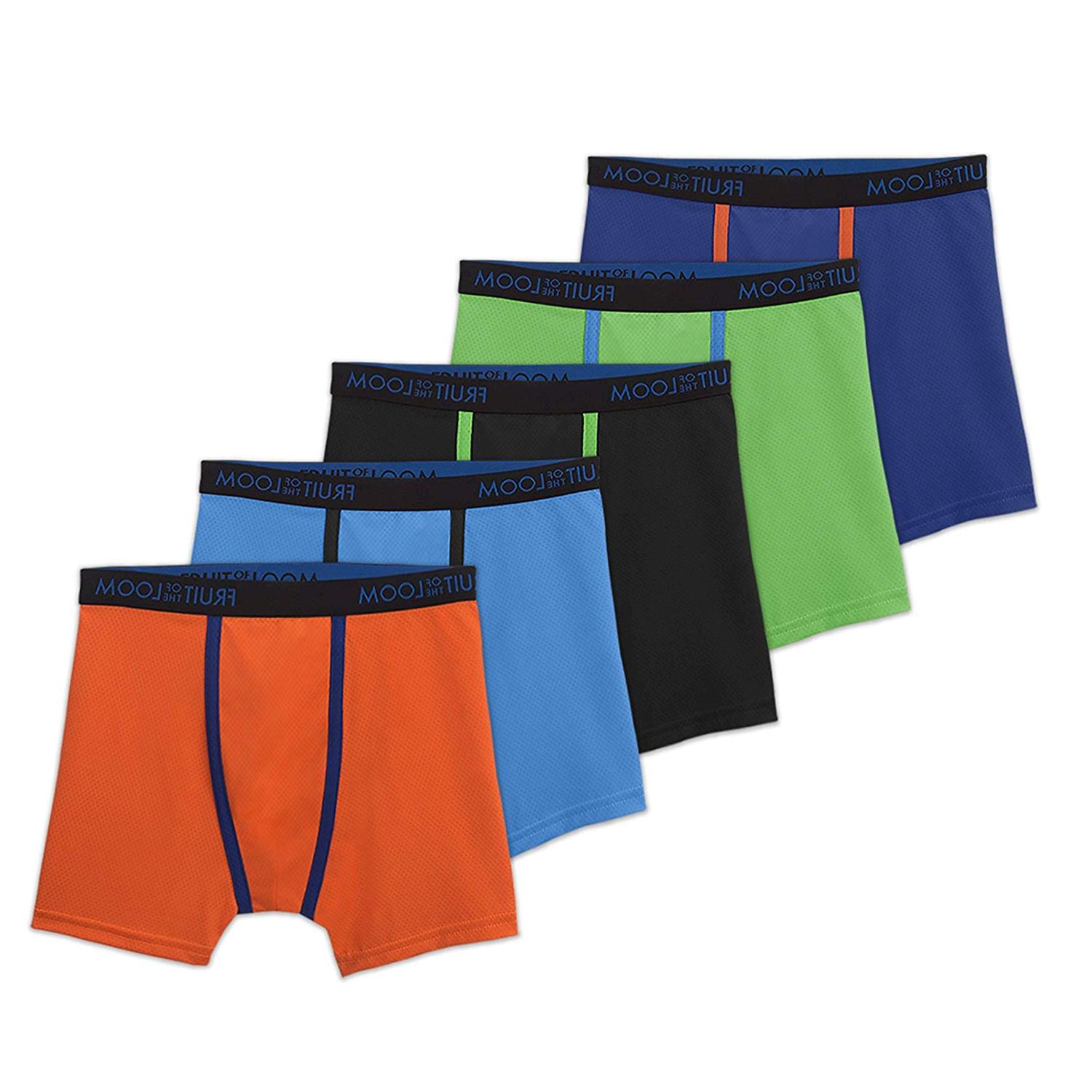 Fruit of the Loom Big Boys Breathable Boxer, Micro/Mesh Assorted, Size ...