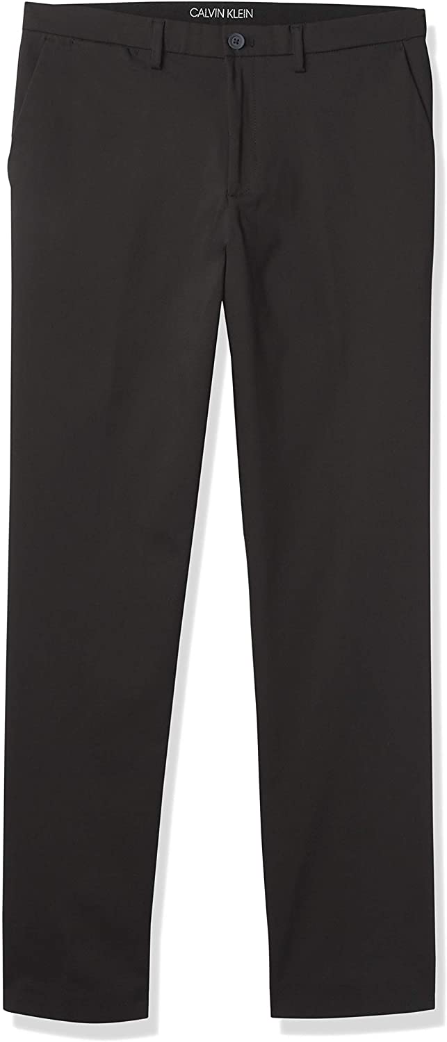 calvin klein men's move 365 skinny fit tech chinos