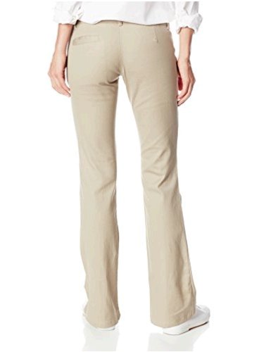 khaki flare pants