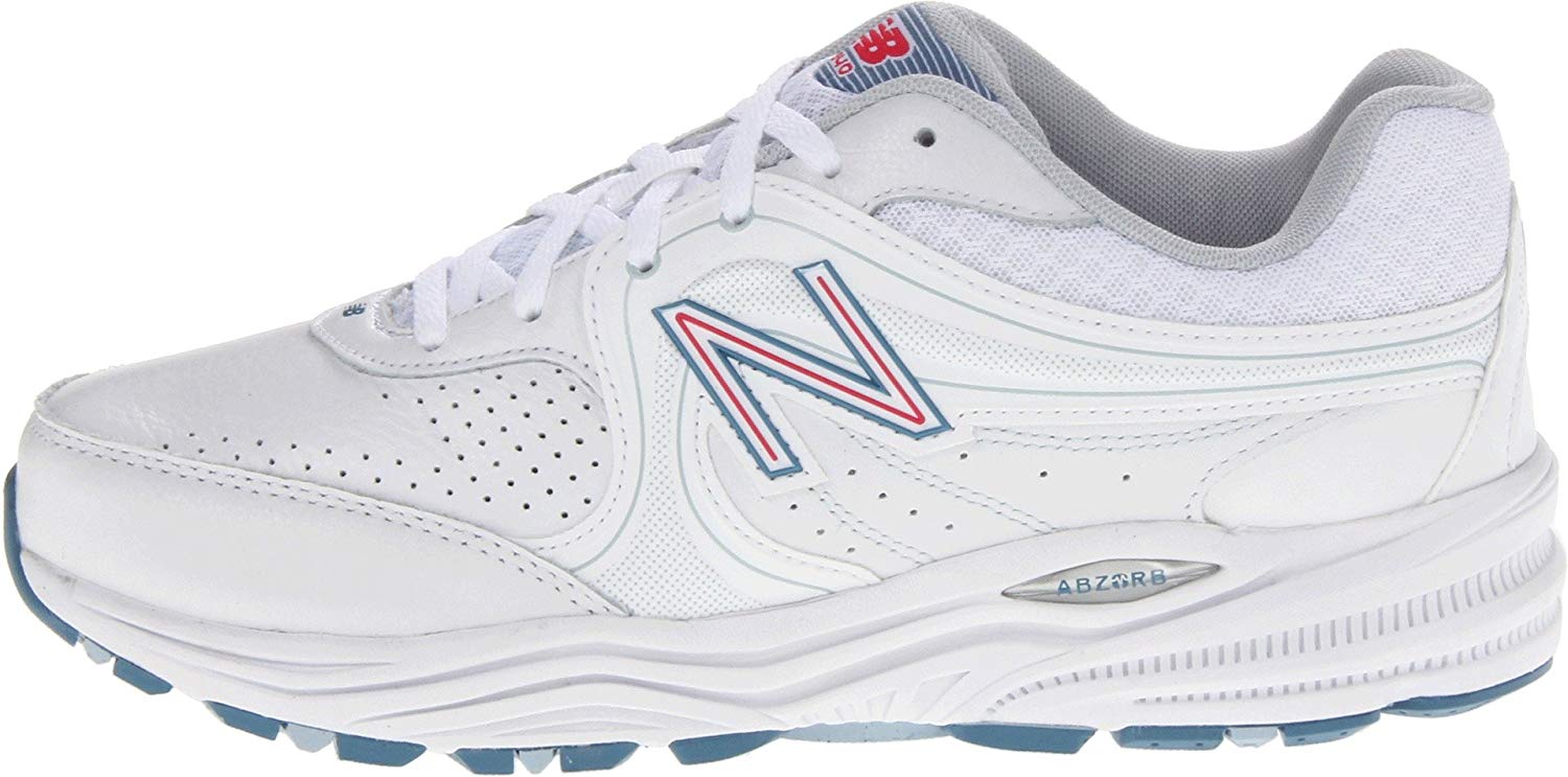 New Balance Womens WW840 Health Walking-W Low Top Lace Up, White/Pink, Size 6.5 | eBay
