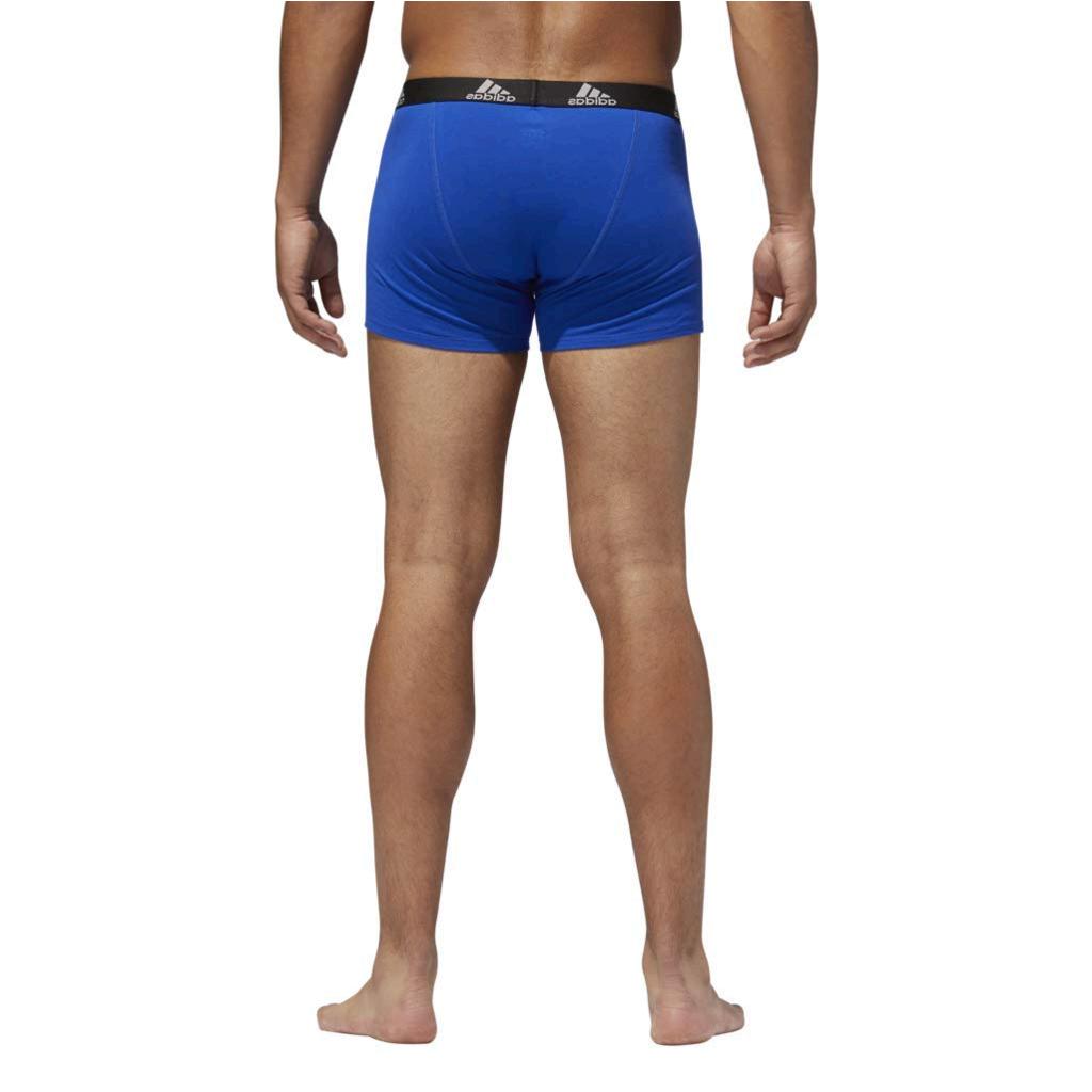 adidas men's athletic stretch cotton trunk underwear