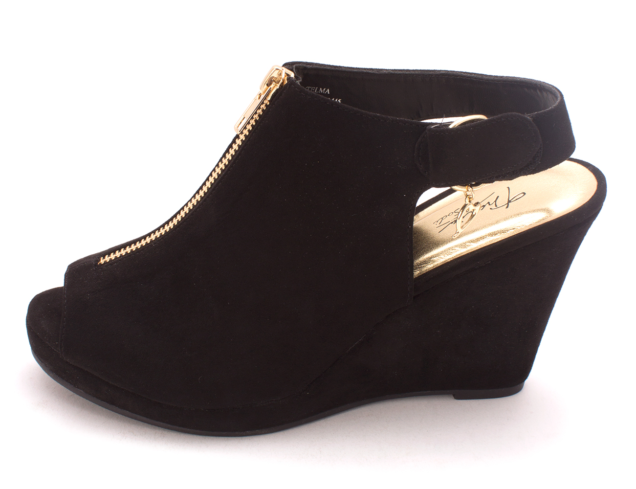Thalia Sodi Womens Telmaf Peep Toe SlingBack Platform Pumps Black Size 9.0 Thalia Sodi Womens Telmaf Peep Toe SlingBack Platform Pumps Black Size 9.0