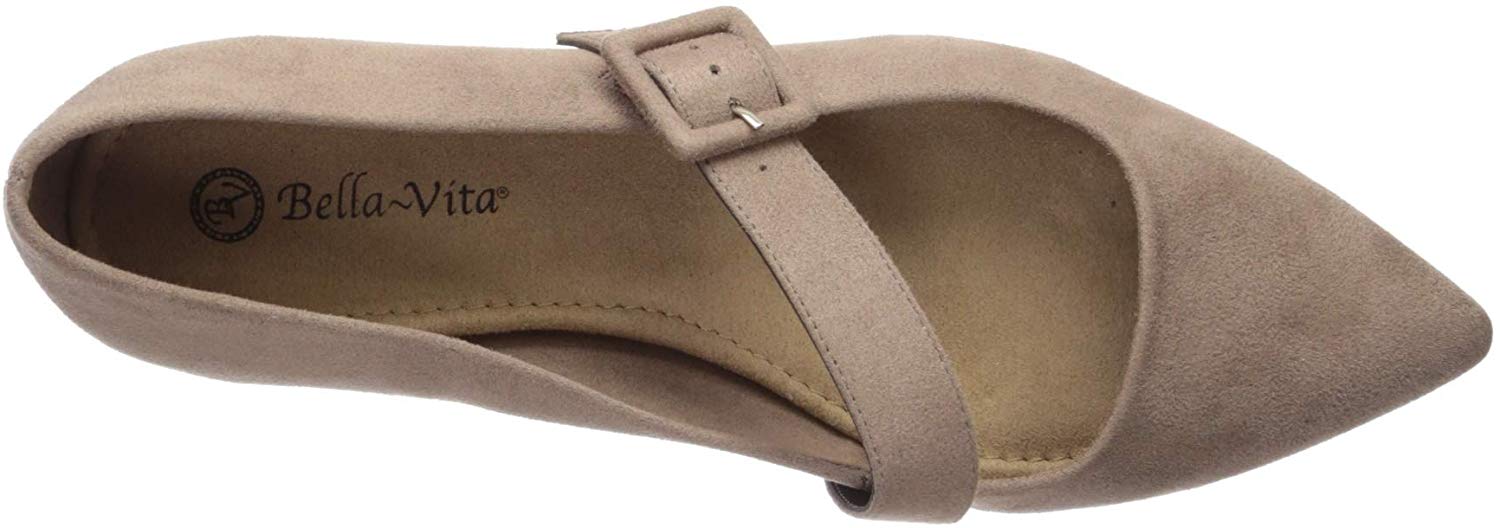 Bella Vita Women's Virginia Ii Mary Jane Flat Ballet, Almond Suede, Size 11.0 | eBay