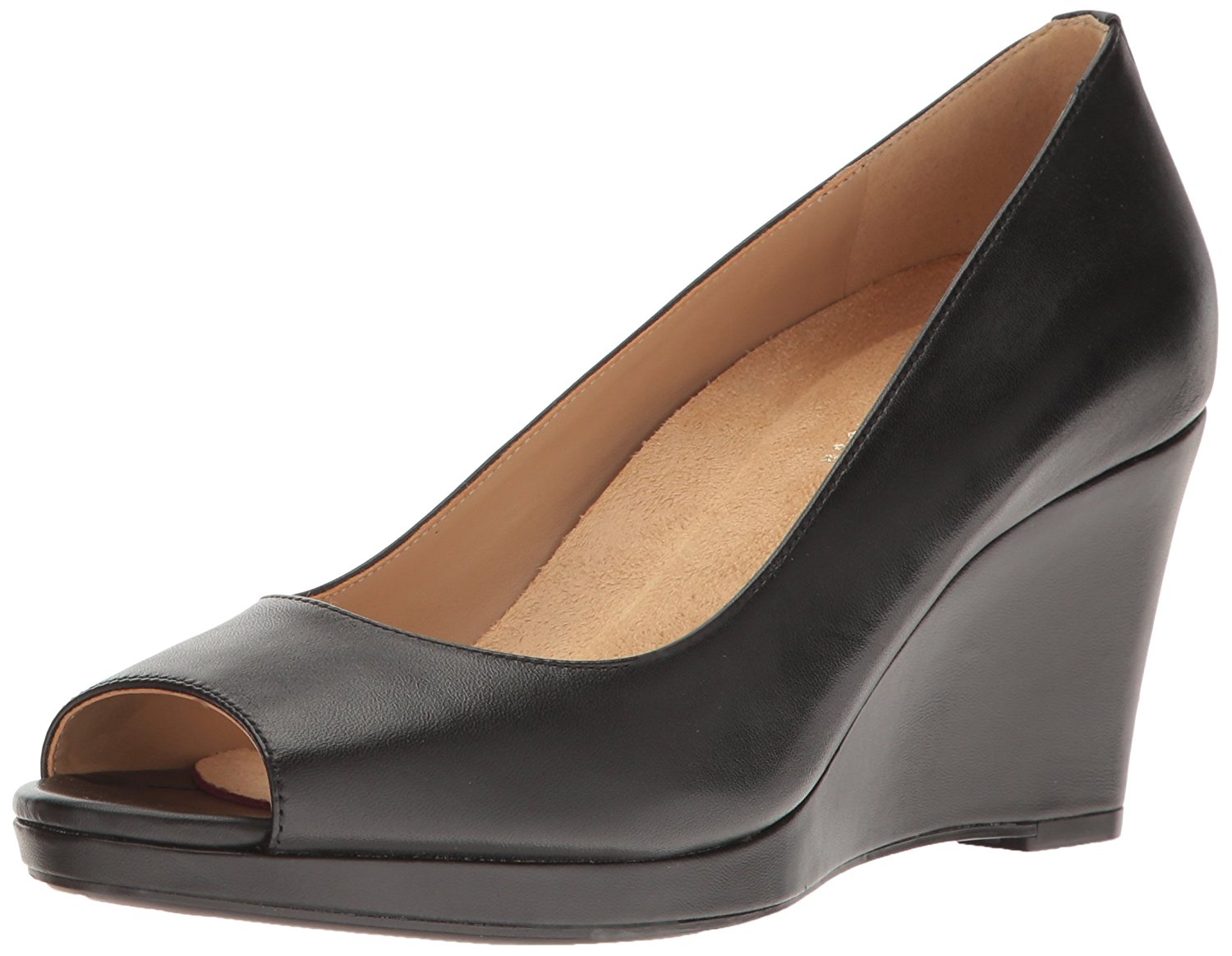 naturalizer peep toe flats