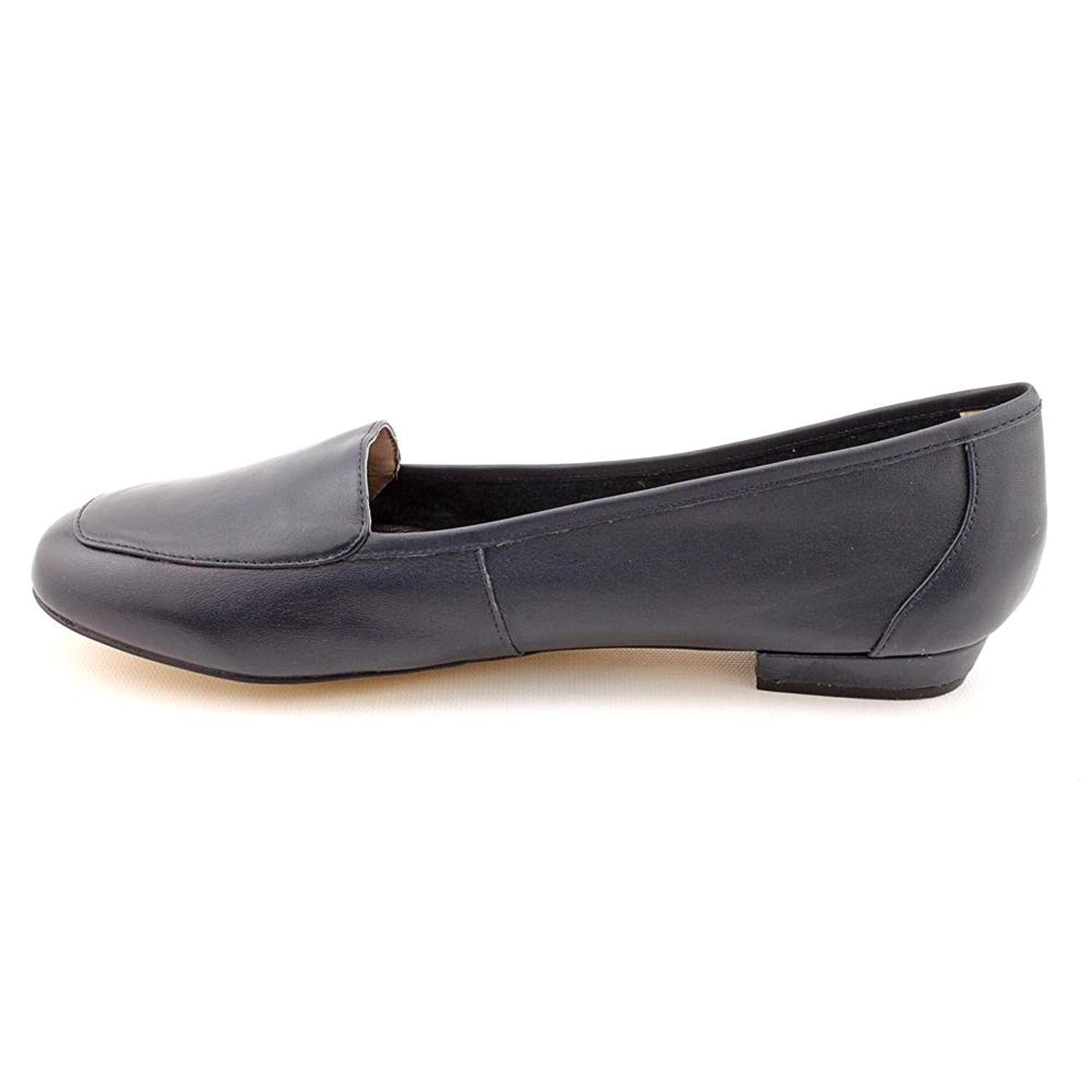 ARRAY Womens Freedom Leather Square Toe Loafers, Navy, Size 8.5 zhVb | eBay