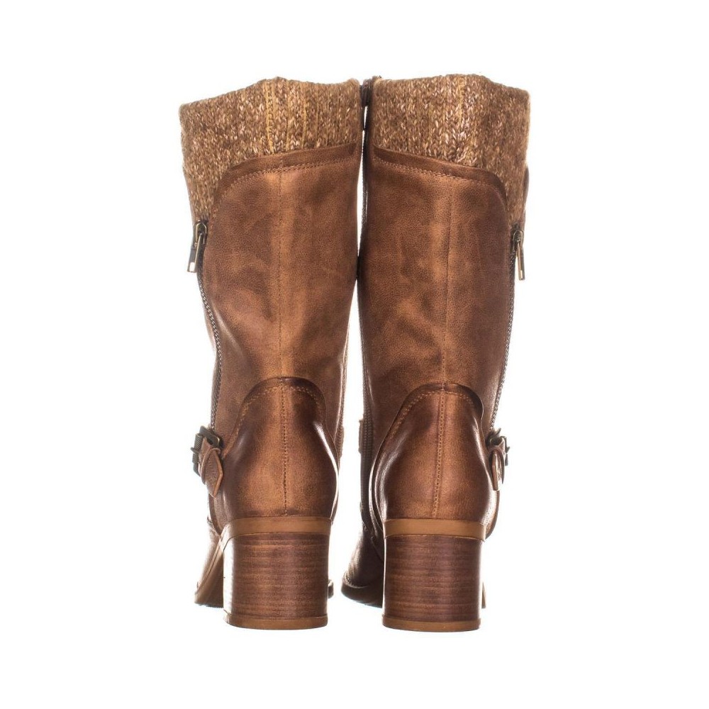 bear trap mid calf boots