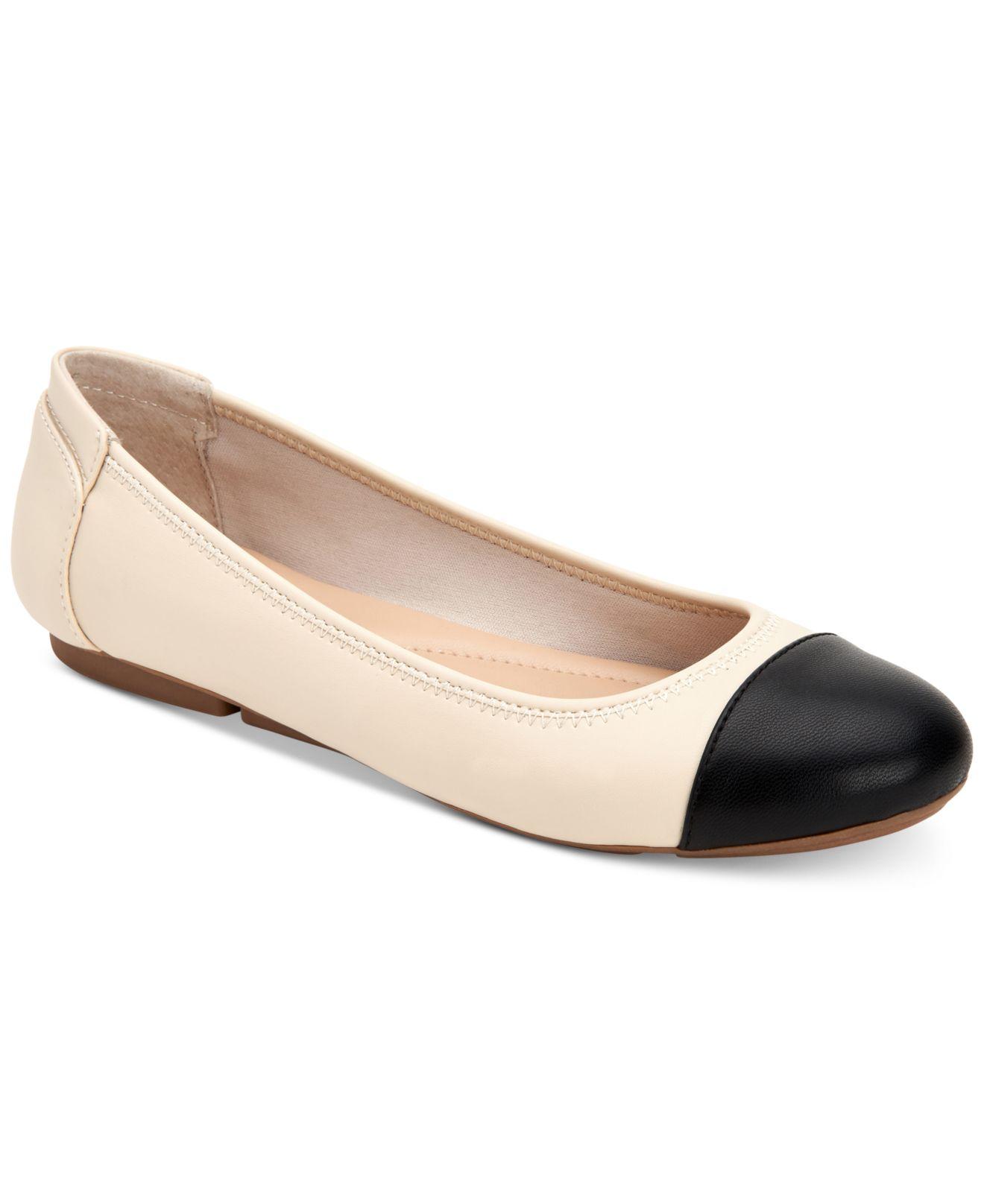 Alfani Womens Tavii Cap Toe Ballet Flats | EBay