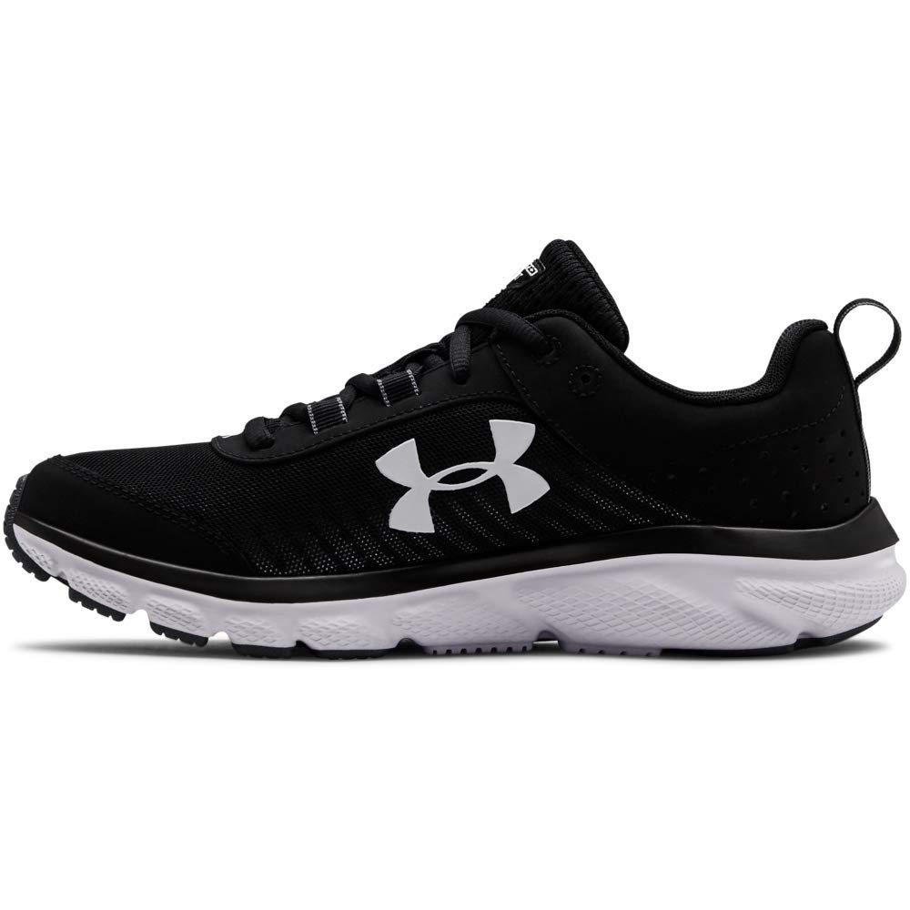 Under Armour Women's Shoes Charged Assert Low Top Slip, Black/White ...