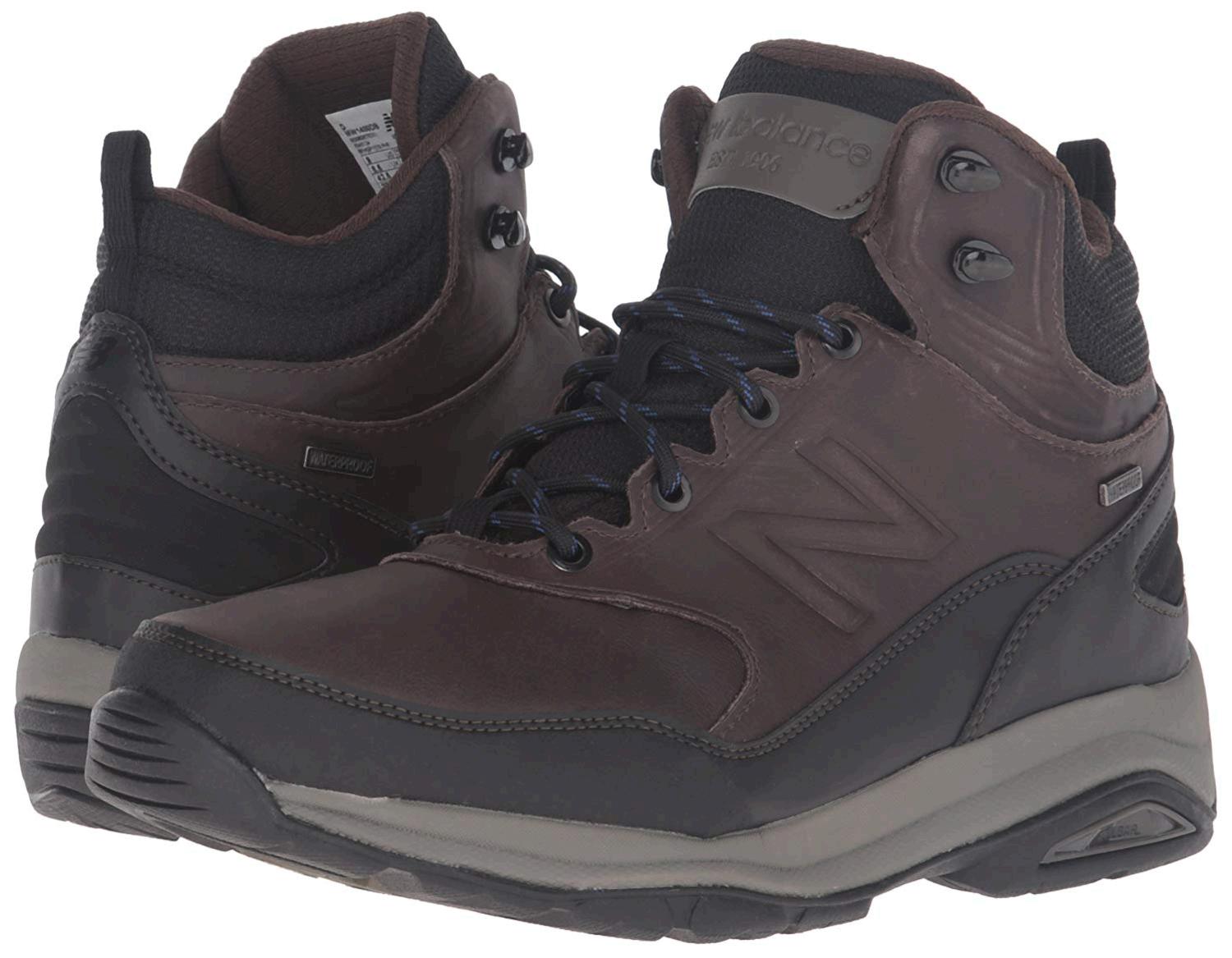New Balance Mens mw1400 Closed Toe Mid-Calf Fashion Boots, dark brown ...