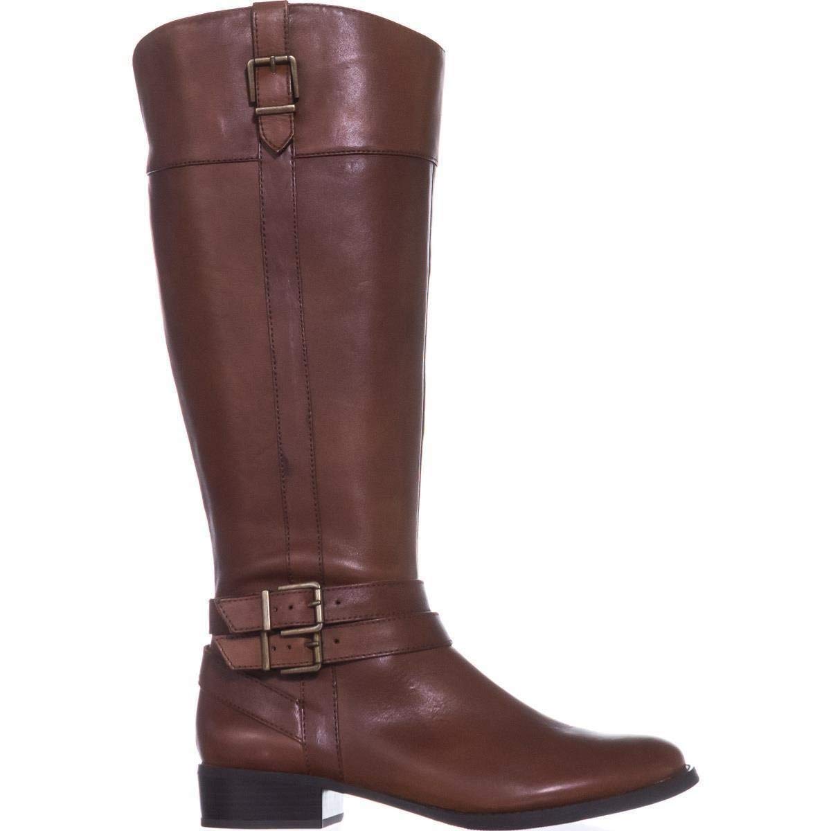 INC International Concepts I35 FrankII Buckle Riding Boots Womens Boots ...