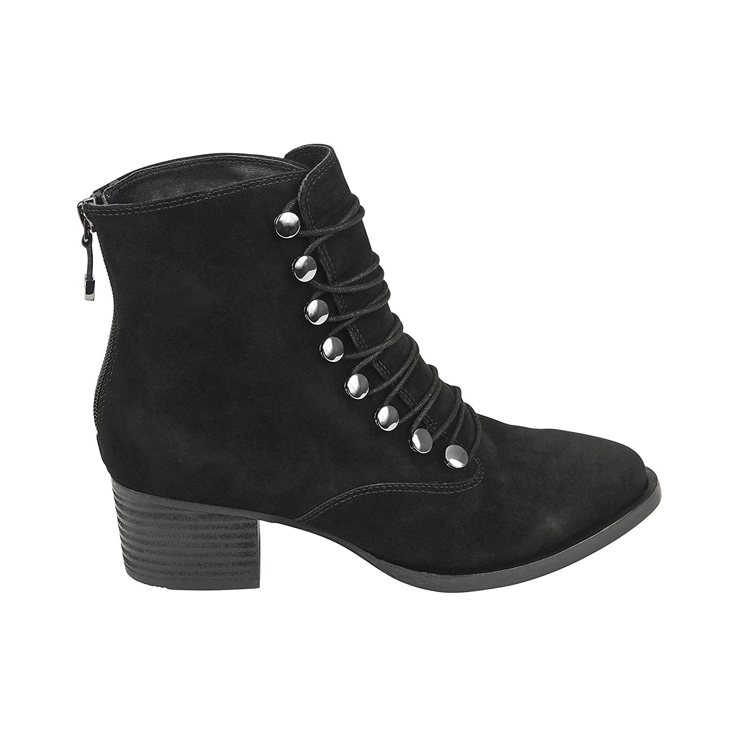Earth Shoes Womens Doral Closed Toe Ankle Fashion Boots, Black Suede ...