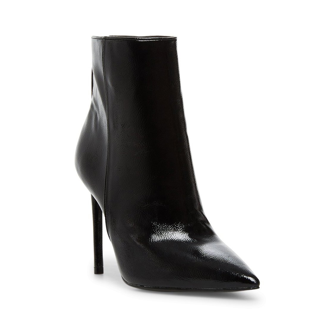 Steve Madden Womens Via Leather Pointed Toe Ankle, Black Leather, Size ...