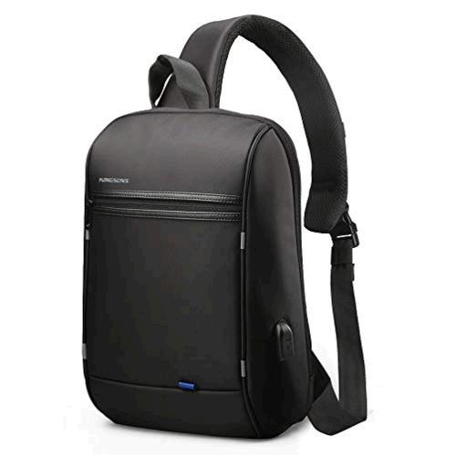 Sling Laptop Bag,Slim Anti Theft Single Shoulder 13-Inch, Black, Size ...
