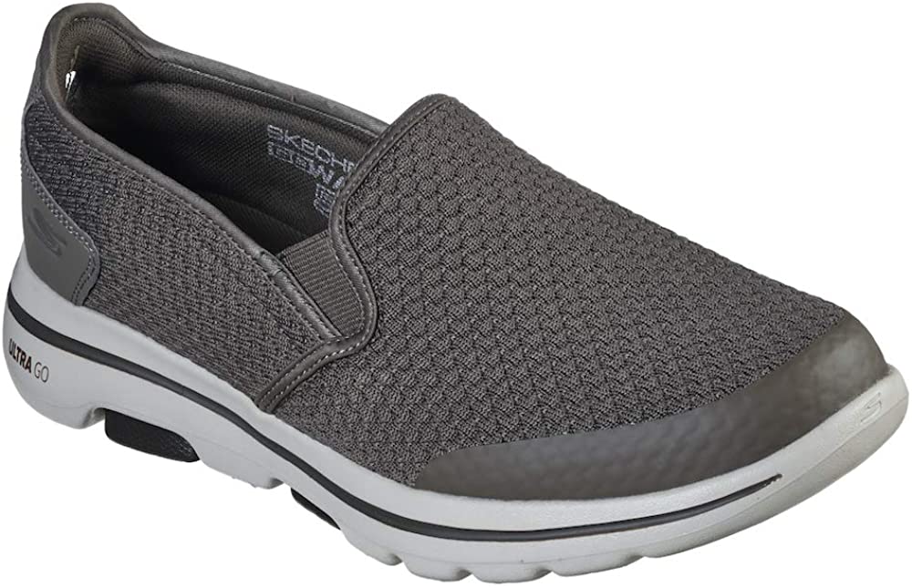 Skechers Men�s GO Walk 5 APPRIZE Shoe, Khaki, Size 9.5