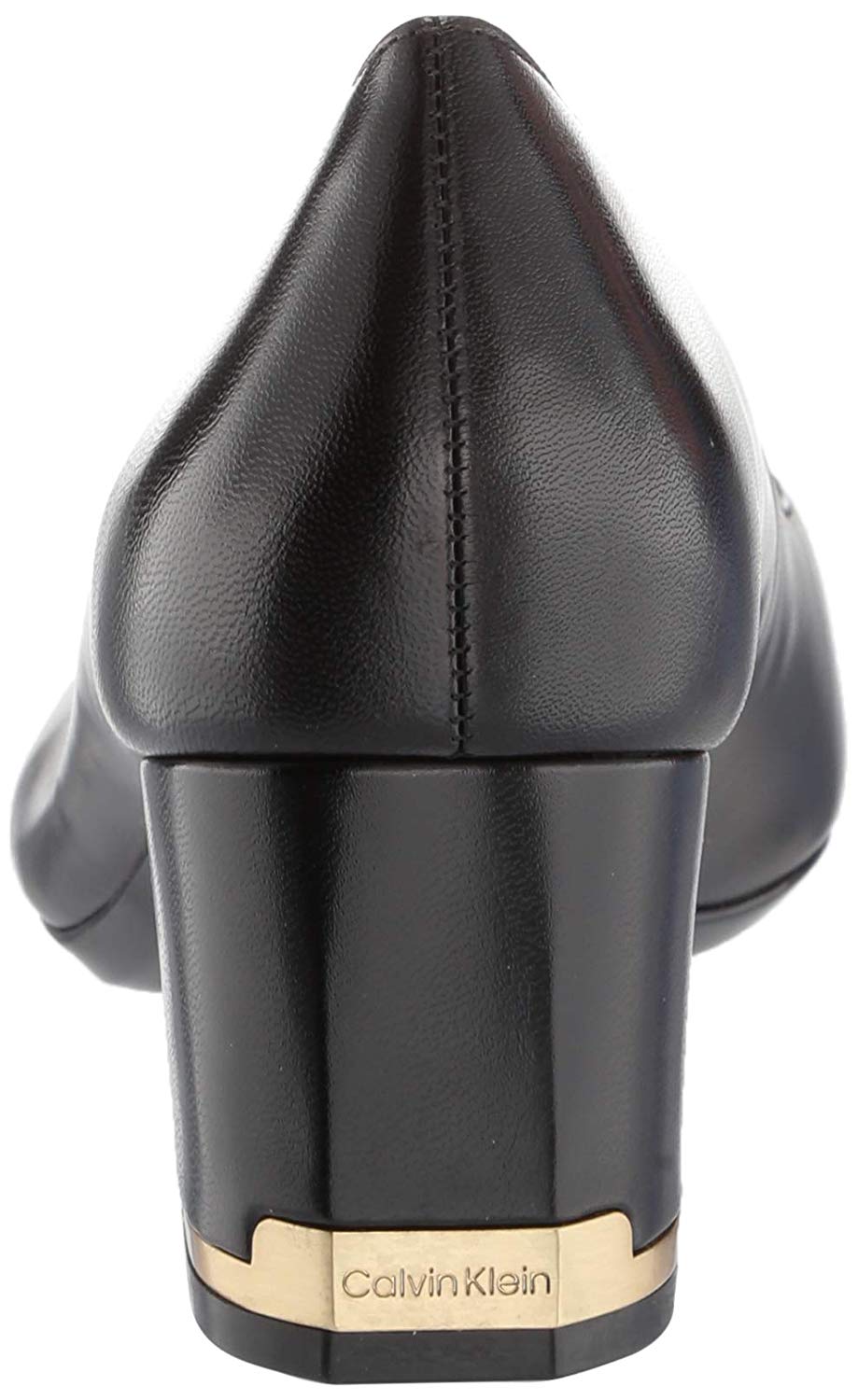 Calvin Klein Womens Nita Pump Black Leather Size 65 Bauw