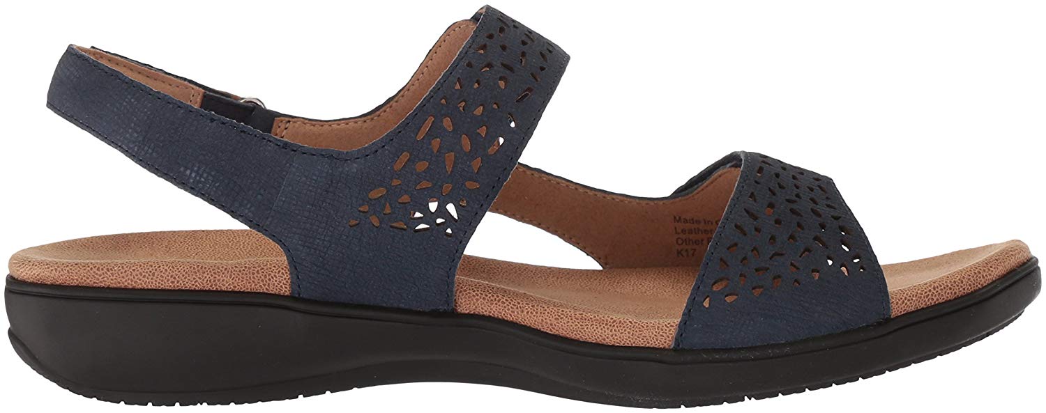 navy slingback sandals