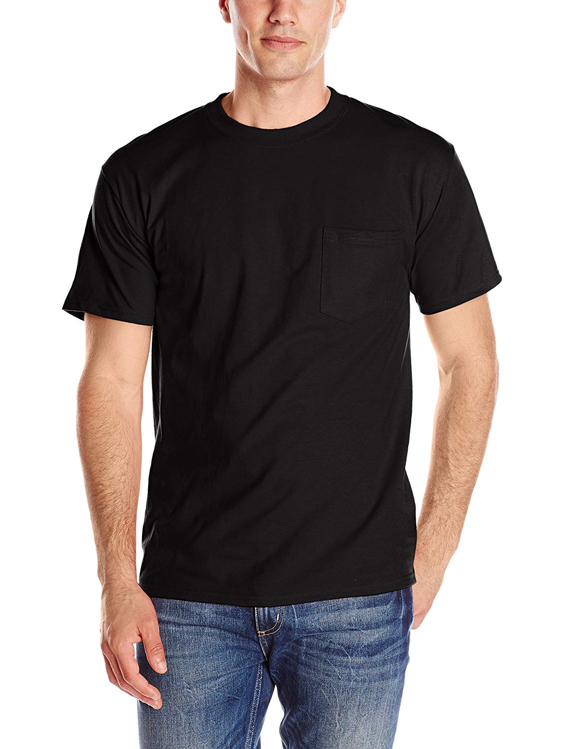 4 Tagless Men’s T-shirts XL 46-48” Short Sleeve  Cotton
